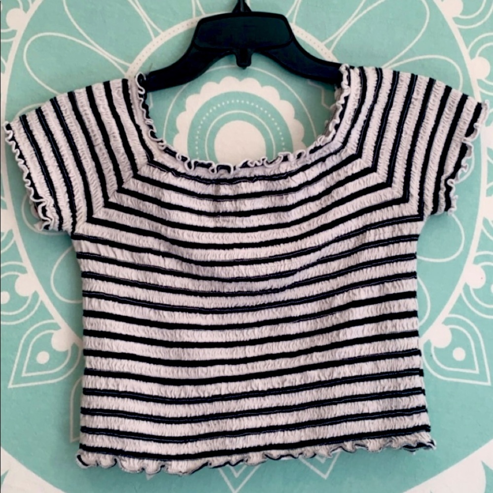 Striped Crop Top